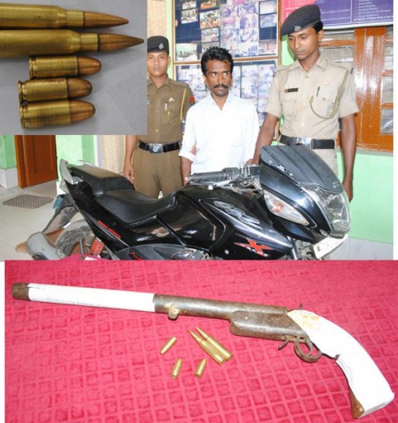 Two criminals arrested with pistol, bullets 